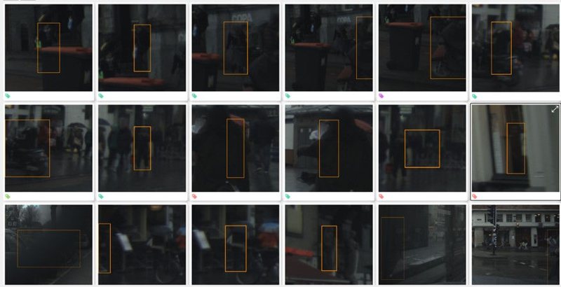 Labeled video frames for AI training